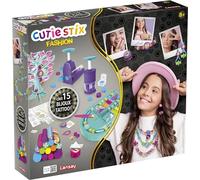 Lansay - CUTIE STIX - Atelier Bijoux de Créateur - Kit Complet de Création de Bijoux pour Enfants dès 6 Ans +15 Bijoux à Fabriquer - Colliers, Bracelets, Bagues, Boucles d’Oreilles & Bijoux Tatouage