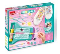Kit créatif - MAPED CREATIV - Shoelace Factory - Peintures 6 couleurs - Perles & charms - Station support incluse