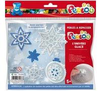 Kit creatif perles a repasser Perlou neige Multicolore G