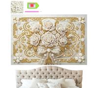 Kit créatif perles cadre inclus pour décoration murale moderne et élégante | Kit de peinture diamant pour mur, maison, bureau, salon, chambre