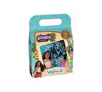 Kit Créatif Phosphorescent Lansay Pixelo Phospho 2d Vaiana Format Poche 6 Cartes 4 Tubes