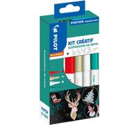 Kit Créatif Pintor - Marqueur Déco - 8 Suspensions De Noël + 4 Marqueurs Pointe Fine