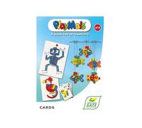 Kit créatif PLAYMAIS - Book card n°4 - 24 pages d'activités - 100% biodégradable - À partir de 3 ans