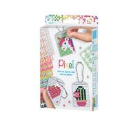 Kit créatif - PRACHT CREATIVES HOBBY - PIXEL - 3 Porte-clés - 38 Modèles - À partir de 8 ans