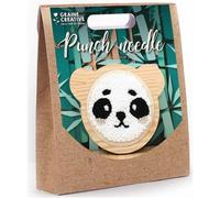 Graine créative Kit punch needle Panda 15 cm