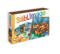 Kit créatif - Sablimages - Félins du Monde - Sables colorés - Stimule la concentration - Pour enfants