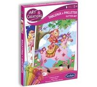 Kit créatif SentoSphère Tableaux à Pailleter Contes de Fées Multicolore G