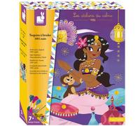 Janod - From 7 years old - Creative Sequin Kit to Embroider One Thousand and One Nights - Les Ateliers du Calme - Dexterity and Concentration - J07823
