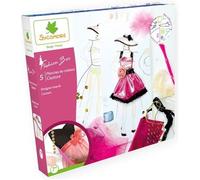 Kit créatif - SYCOMORE - 5 planches de stylisme couture - Rose - Multicolore - Enfant
