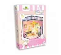 Kit créatif - SYCOMORE - Chibi Box Lapin - Mini scène Kawaii - Lumière intégrée - Bois et plexi