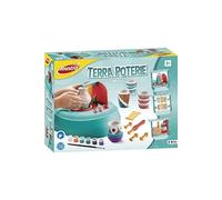 Maped Creativ - Kit Terra Pottery - Tour de Potier, Création et Décoration de Poteries - Loisir Créatif Évolutif, Niveaux Débutant & Confirmé - Fabriqué en France - Dès 8 Ans