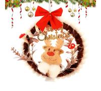 Kit Création Couronne De Noël - Kit DIY Artisanal Éclairé,Décorations de Couronnes de Fêtes,pour Cours d'art, Activités Familiales, Décoration Porte, Fêtes d'hiver, Intérieur