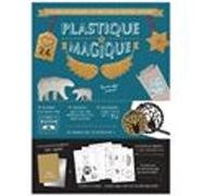 Kit création Plastique magique - doré et argenté - Décoration de noël - 3 feuilles magiques + 6 planches de modèles noël Multicouleur G