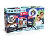 Kit création vidéo - Canal Toys - Studio Creator 3 en 1 - LED 3 modes - trépied et fond vert