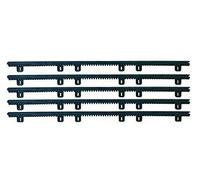 Kit crémaillère 5 m universel pour portail coulissant en nylon et plastique