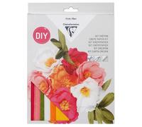 KIT CRÉPON, Bouquet de fleurs 20,5x1,5x30cm - Assortiment