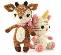 Kit crochet amigurumi Biche 170mm Multicolore G