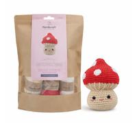 Kit Crochet Amigurumi Champignon Hardicraft Diy Coton Bio Débutant Forêt