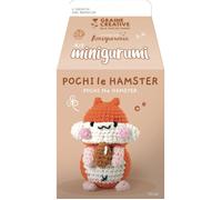Crochet Minigurumi - Pochi le Hamster - 10cm Orange