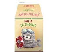 Graine créative – Kit crochet amigurumi – Natoo le Phoque – 13 cm – Création facile