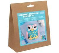Kit Crochet Amigurumi Trimits Chouette - Débutant - Bleu Bleu