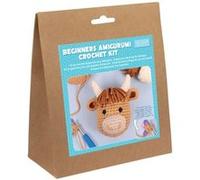 Kit Crochet Amigurumi Trimits - Vache - Débutant - Marron Marron