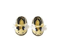 Kit Crochet Baby Booties - Abeille de : Des chaussons adorables pour un bébé tout en douceur(...) - Jaune
