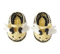 Kit Crochet Baby Booties - Abeille de Rico Design : Des chaussons adorables pour un bébé tout en douceur(...) - Jaune Jaune G