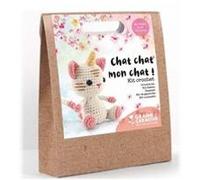 Graine créative – Kit crochet Chat licorne – 15 cm – 12 pièces