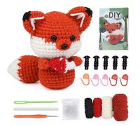 Kit Crochet crochet kit débutants pour crocheter des animaux kit crochet debutant complet avec une analyse vidéo étape