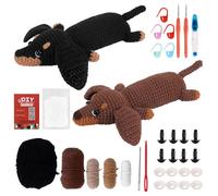 Kit Crochet Debutant Complet, Kit Crochet Amigurumi Crochet Kit Pour Débutants Pour Crocheter Des Animaux, Adulte & Enfant Tricot Debutant Cadeau Parfait Pour Hobbyistes