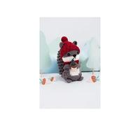 Kit Crochet Ecureuil Gourmand - DMC : kit complet pour réaliser un amigurumi craquant et plein de douceur(...) - Gris