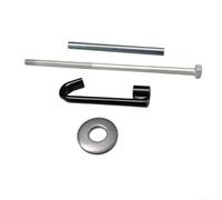 Kit Crochet et Boulon de Fixation pour Roue de Secours | pour mitsubishi pour outlander 2013-2021, Support de Montage en et Argent, Pièce de Remplacement OE