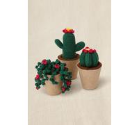 DMC - Collection de Cactus, kit crochet complet - Dimensions env. 8cm de diamètre | Niveau intermédaire | Idéal comme cadeau de pendaison de crémaillère