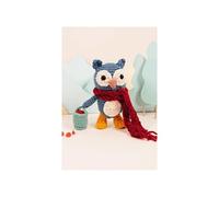 Kit Crochet Hibou Au Potager ¿ Dmc : Kit Complet Et Adorable Pour Créer Votre Petit Hibou Jardinier Au Crochet Taille : 14 X 15 Cm. Color : Bleu