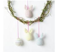 Kit Crochet - Œufs de Pâques Ricorumi Nilli Nilli de Rico Design : Une décoration pascale moderne et colorée à réaliser soi-même(...) - Blanc Blanc G