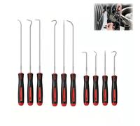 Kit Crochets Et Picks 10 Pièces Outils De Précision Pour Joints Et O-Rings Extracteur Universel Pour Tuyaux Joints SPI Réparation Entretien Automobile Atelier Et Bricolage