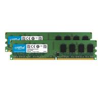 Kit Crucial 4 Go (2 Go x 2) DDR2 800 MHz (PC2-6400) CL6 sans tampon UDIMM 24