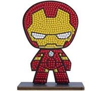 Kit Crystal Art Figurine en bois à diamanter Iron-Man 2D Multicolore G