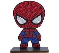 Kit Crystal Art Figurine en bois à diamanter Spider Man 2D Multicolore G