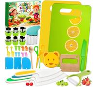 Kit cuisine enfant - ETHNICS ORIGINS - 31 pièces - Sans BPA - Bords arrondis - Dès 3 ans