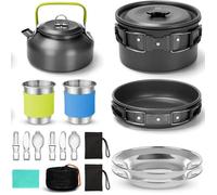 Kit Cuisine et repas de camping POPOTE - VAISSELLE - COUVERTS camping