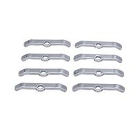 kit culbuteur échappement Barres D'épandage Chromées Adaptées Aux Moteurs Convient pour Chevrolet 283 305 327 350, 8 Pièces/ensemble, Couvercle De Valve 3 Pouces,