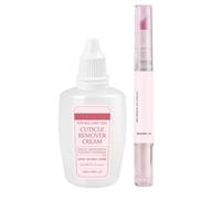 Kit Cuticules Ongles Ensemble Hydratant D'Entretien Des Ongles | Kit De Soin Retrait Des Cuticules Pour Un Salon À La Maison Hôtel Dortoirs Pédicure Et Manucure