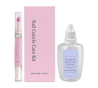 Kit Cuticules Ongles Réparateur Doux | Repousse-Cuticules Et Dissolvant Femme Pour Manucure Pédicure Spa À Domicile, Et Soins Quotidiens, Coupe, Entretien Des