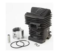 Kit Cylindre 49 mm Compatible avec tronçonneuses MS390, MS290, MS310, 029 et 039. Comprend Un Ensemble Piston, Segments, Clips et axe (référence OEM : 1127, 020 et 1216).