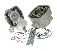 Kit cylindre 70 cc AIRSAL Gris fonte Sport compatible pour Aprilia RS 50 cc, RS4, RX, SX SM, Derbi GPR Racing