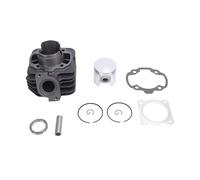 Kit Cylindre 70cc Big Bore, Métal, Complet avec Piston, Segments, Clips, Tête de Cylindre - Puissance Renforcée, Compatible Moteurs Vertical Air Refroidi, Installation Facile