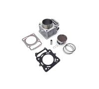 Kit cylindre de moteur de moto 74 mm for bloc-cylindres NB300, segment de piston, joint d'étanchéité, coussinet, refroidissement par eau(Cylinder Kit Silver)