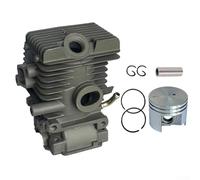 Kit cylindre en acier pour tronçonneuses MS192 MS192T MS192TC - Pièce de rechange pour réparation de bloc moteur et entretien d'outils de jardin (B)
